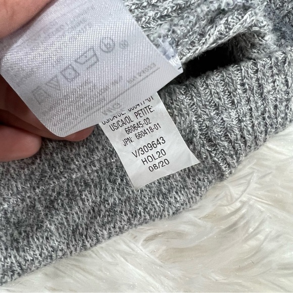 Banana Republic Cozy AF Cowl Neck Cotton Poncho woman’s M/L - Picture 8 of 10